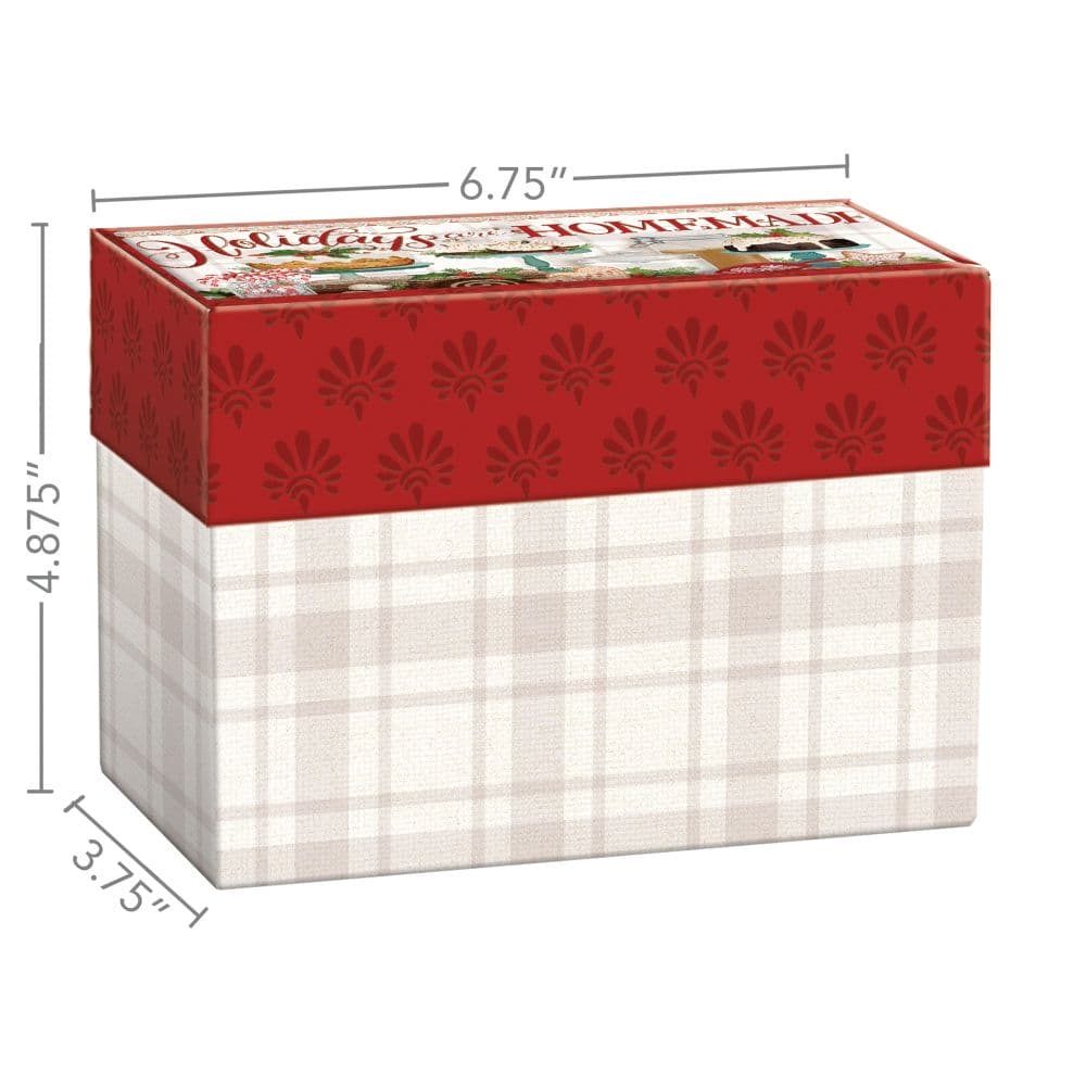 Holidays Are Homemade Recipe Card Box Third Alternate Image
