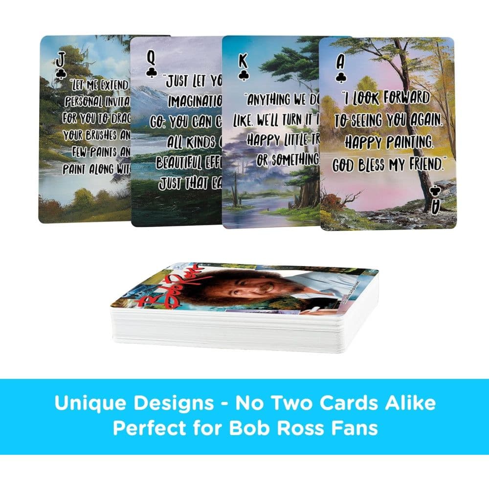 Bob Ross Quotes Playing Cards Second Alternate Image