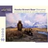 image Alaska Brown Bear Diorama 1000 pc Puzzle Main Image