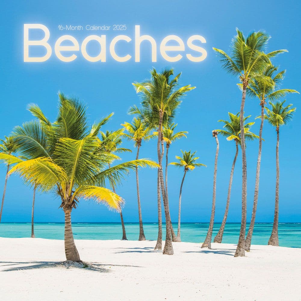 Beaches 2025 Wall Calendar Main Image