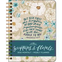 image Scriptures and Florals 2026 Planner Main Image