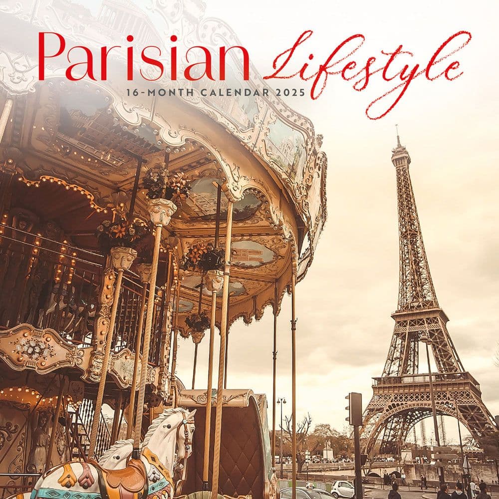 Parisian Lifestyle 2025 Mini Wall Calendar