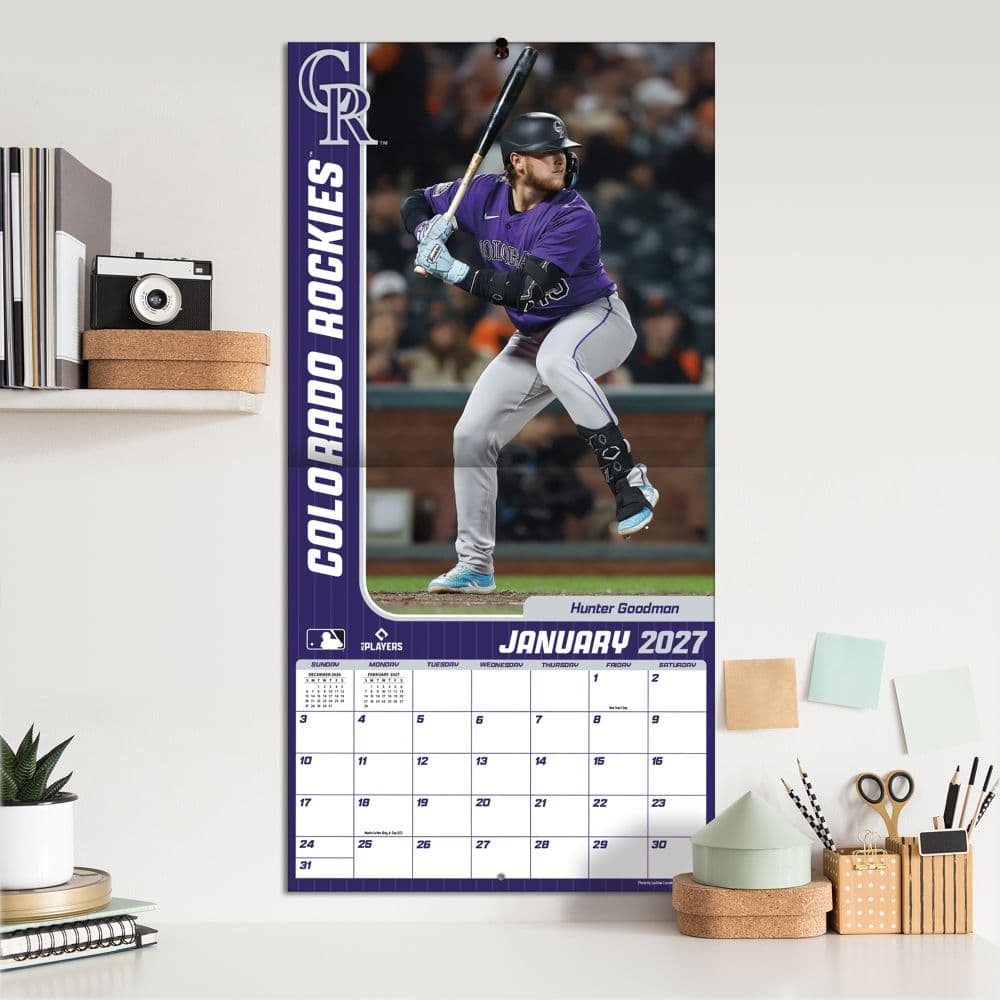 MLB Colorado Rockies 2027 Wall Calendar Fifth Alternate Image