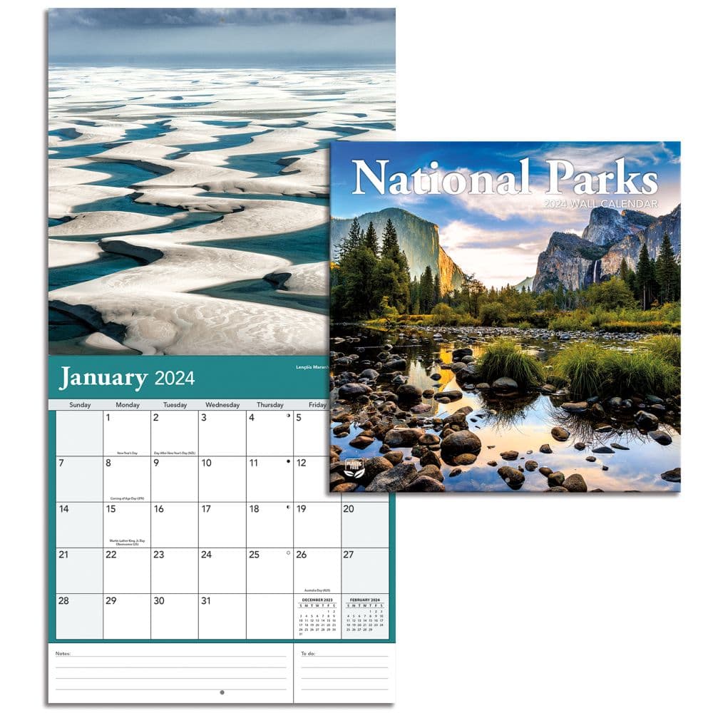 National Parks Photo 2024 Mini Wall Calendar Fourth Alternate Image width=&quot;1000&quot; height=&quot;1000&quot;