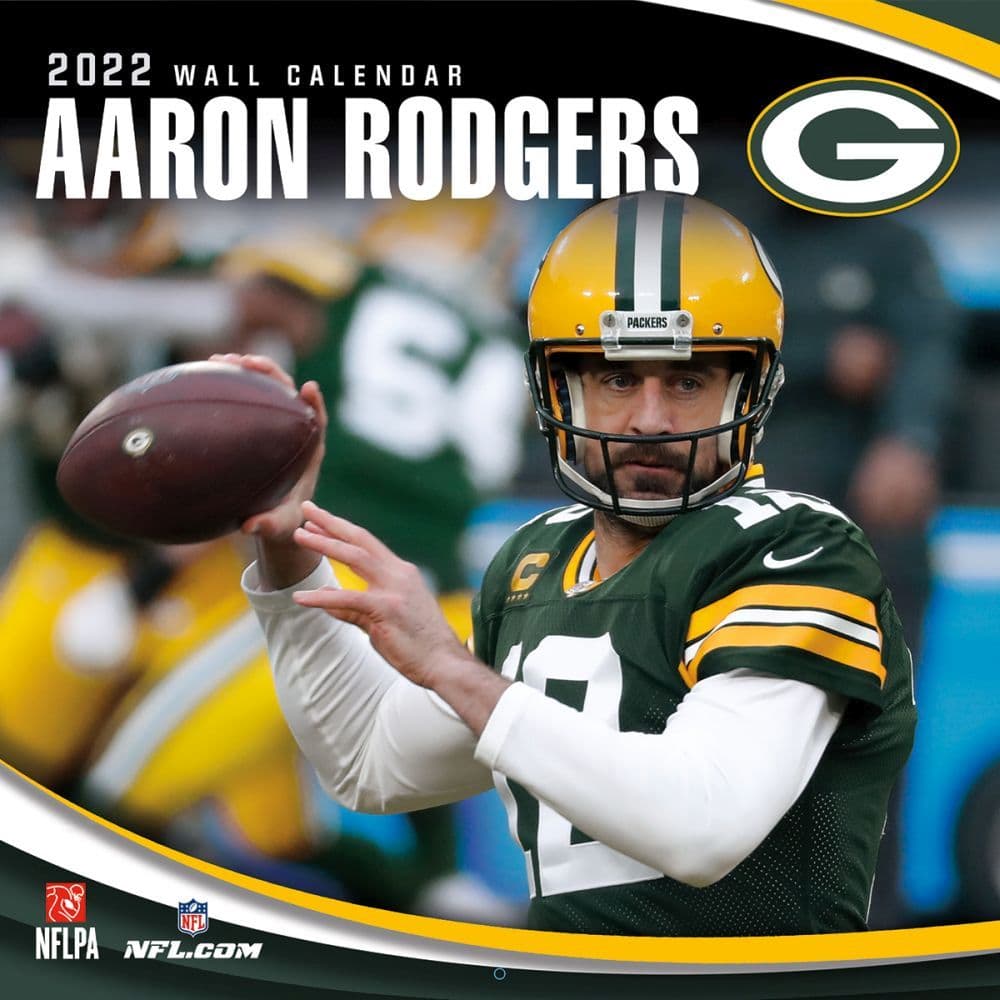 NFL Aaron Rodgers Packers 2022 Wall Calendar