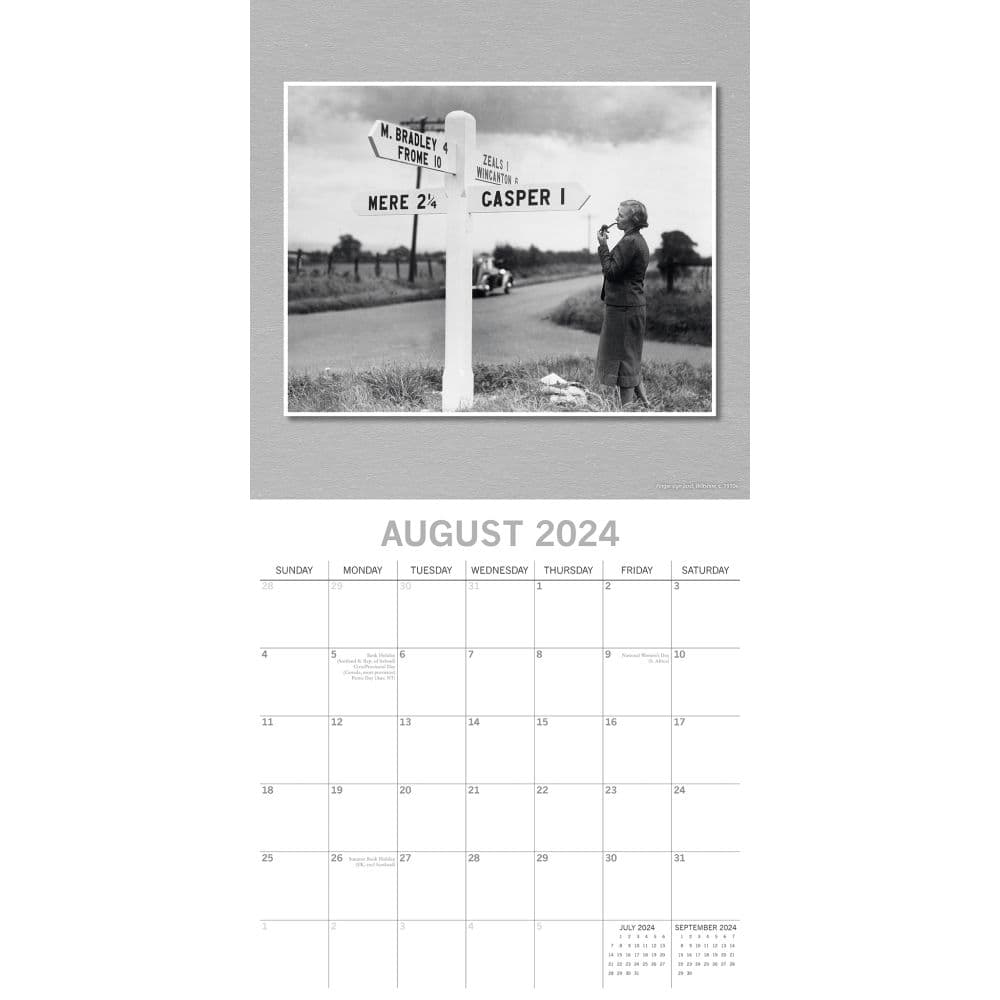 Photography Classic 2024 Wall Calendar August