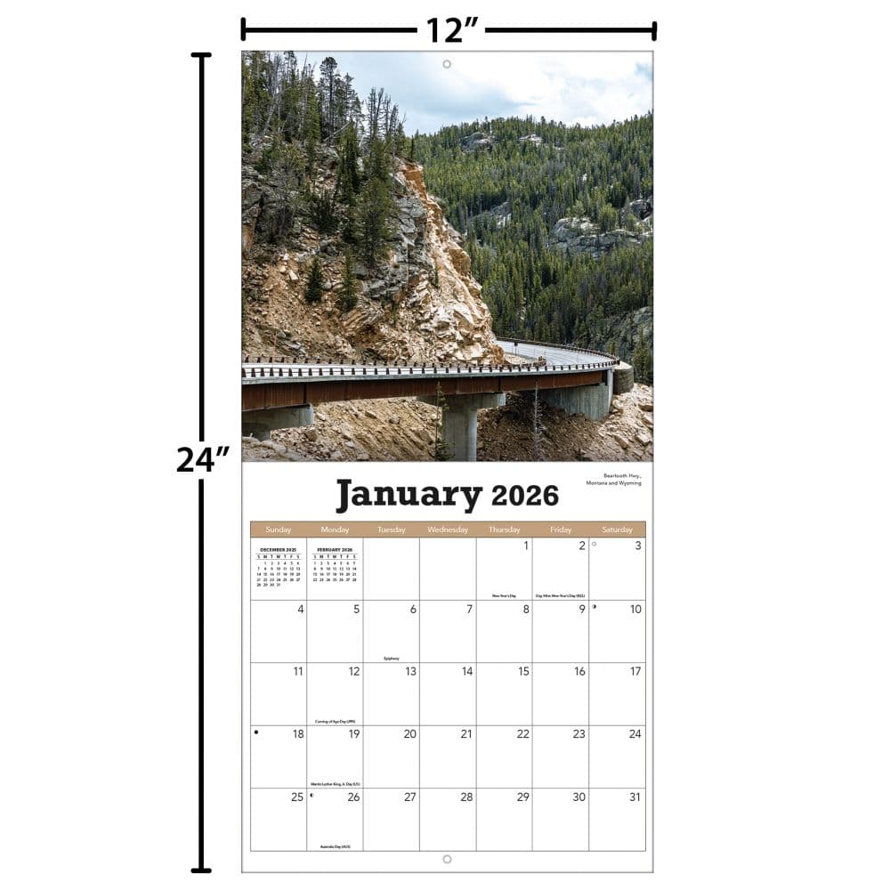 Americas Backroads 2026 Wall Calendar_ALT5