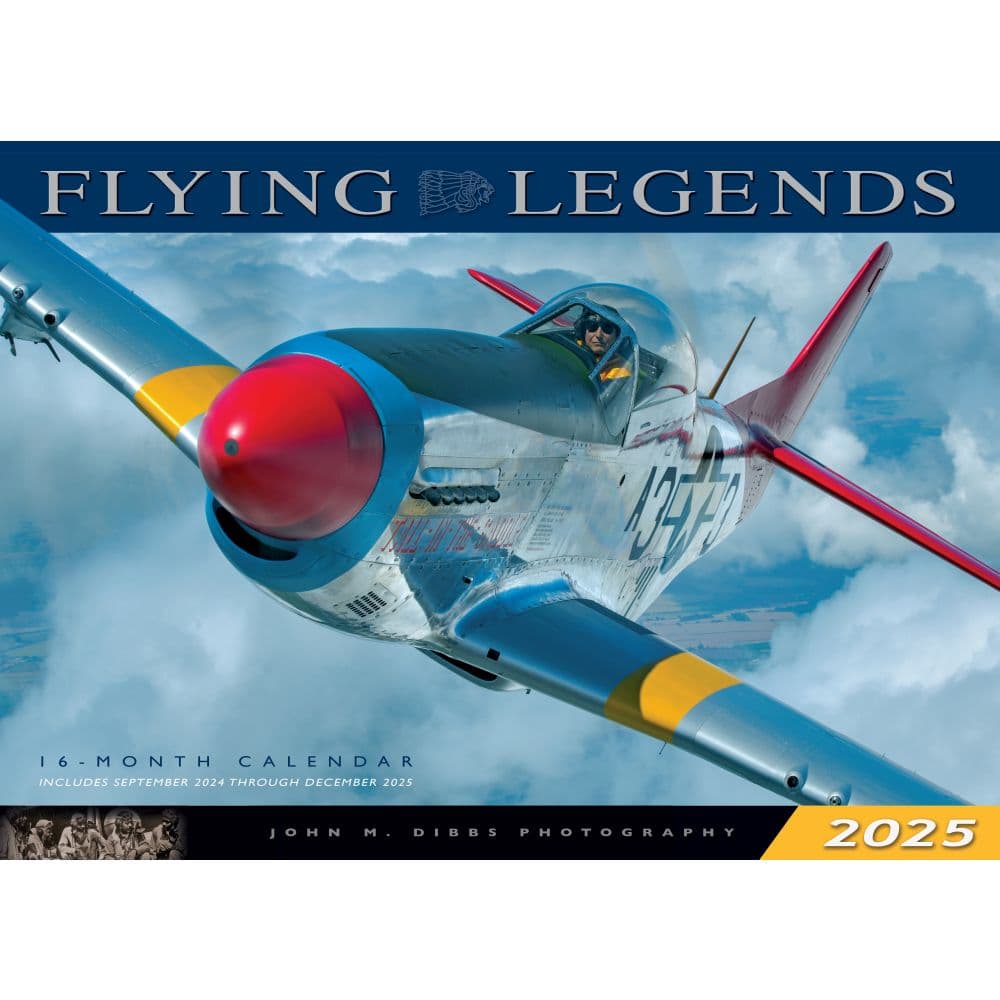 Flying Legends 2025 Wall Calendar