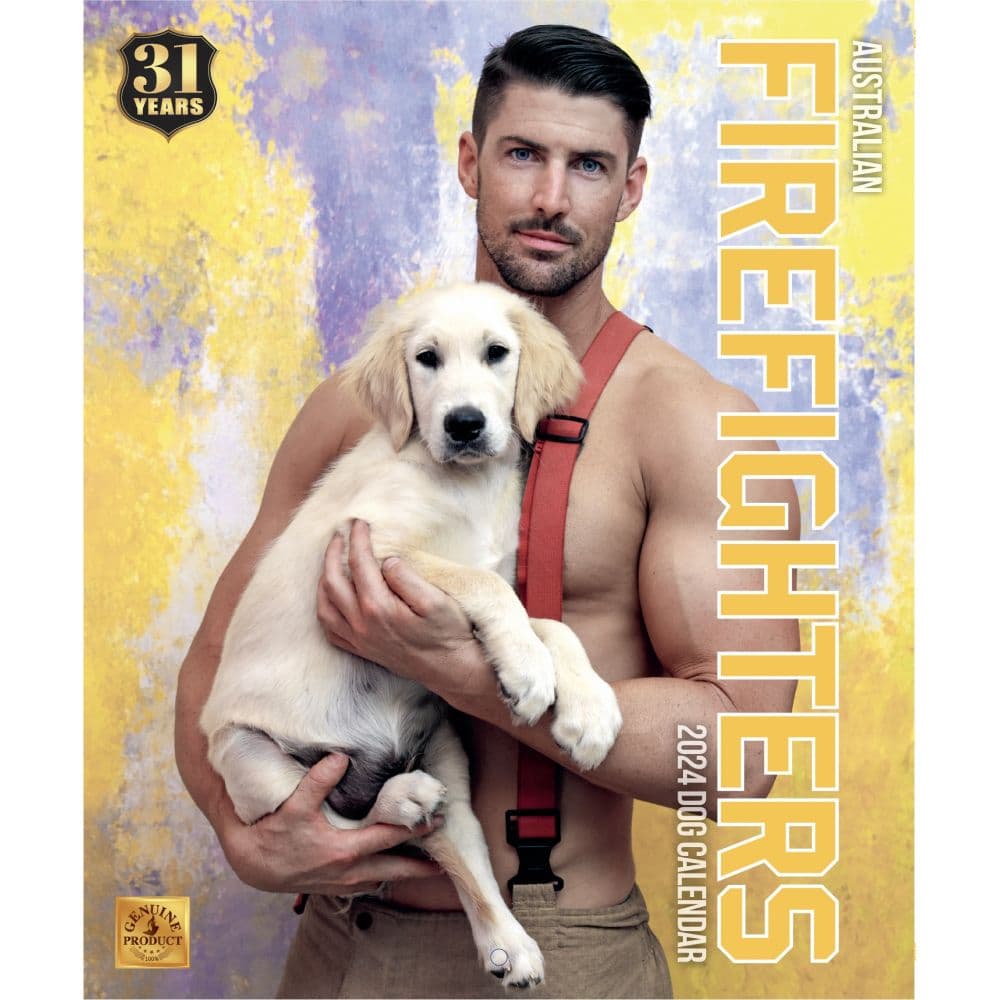 Australian Firefighters Dog 2024 Wall Calendar