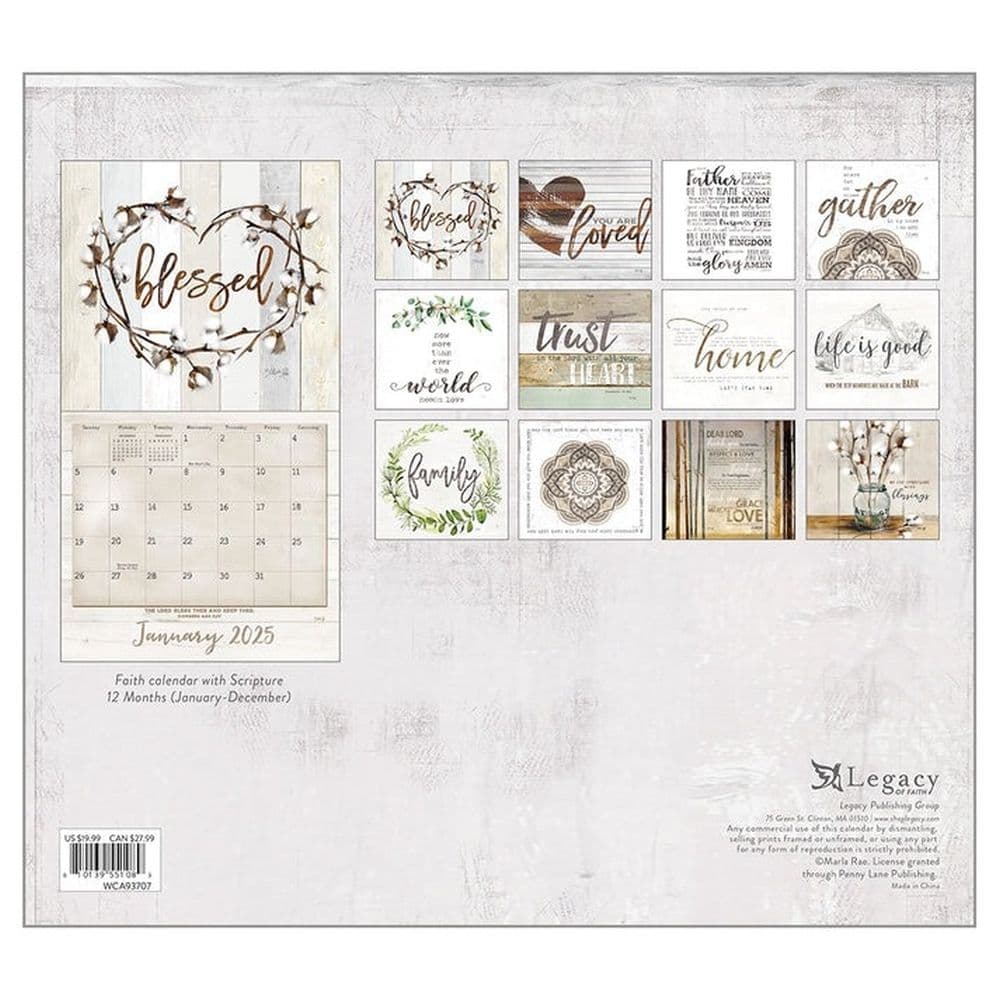 Faith and Family 2025 Wall Calendar First Alternate Image width=&quot;1000&quot; height=&quot;1000&quot;