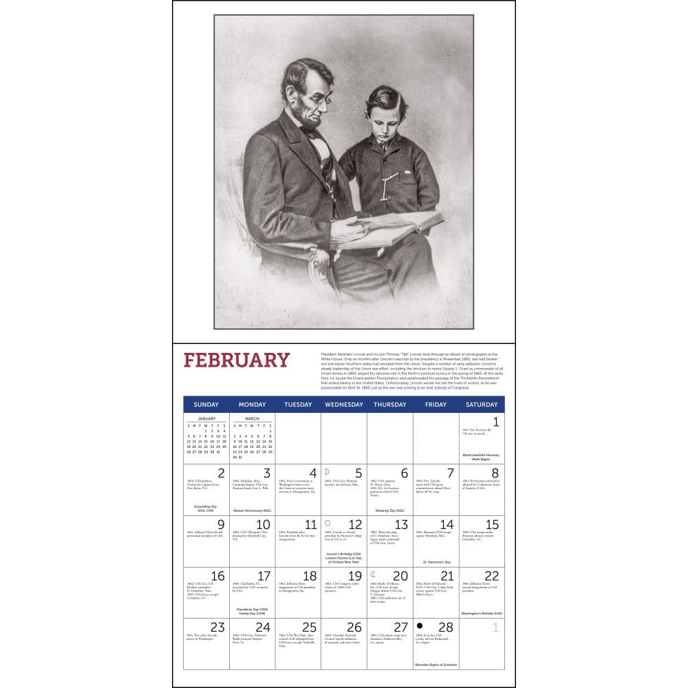 Civil War Chronology 2025 Wall Calendar Second Alternate Image width=&quot;1000&quot; height=&quot;1000&quot;