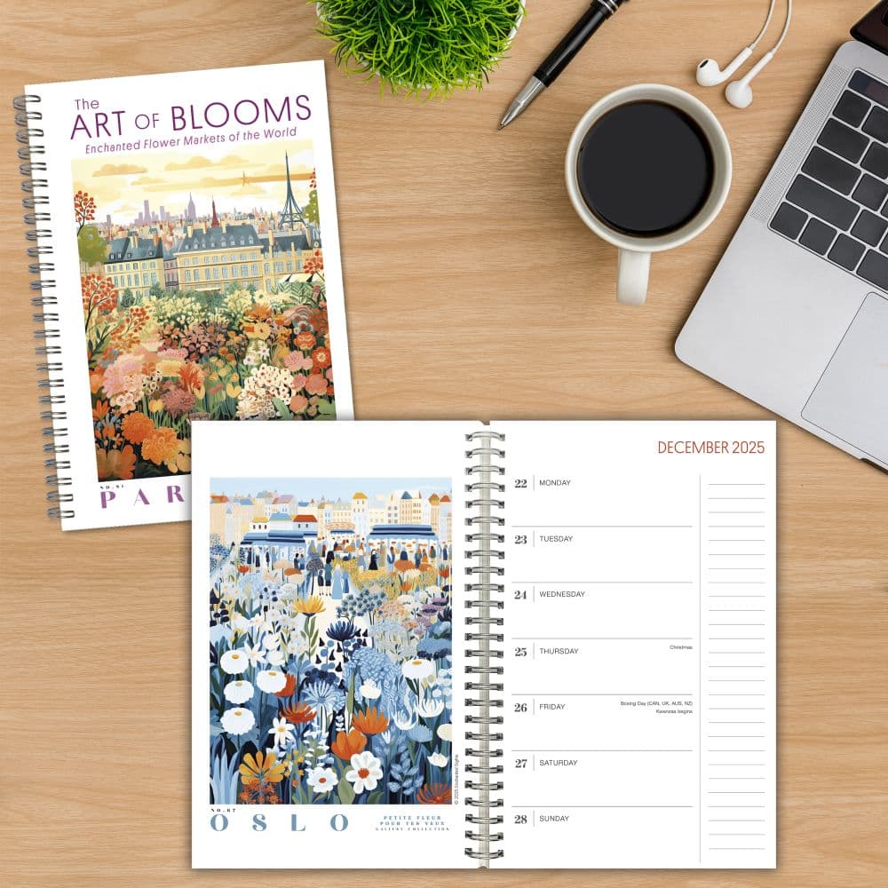Art of Blooms Weekly 2026 Planner Fourth  Alternate Image