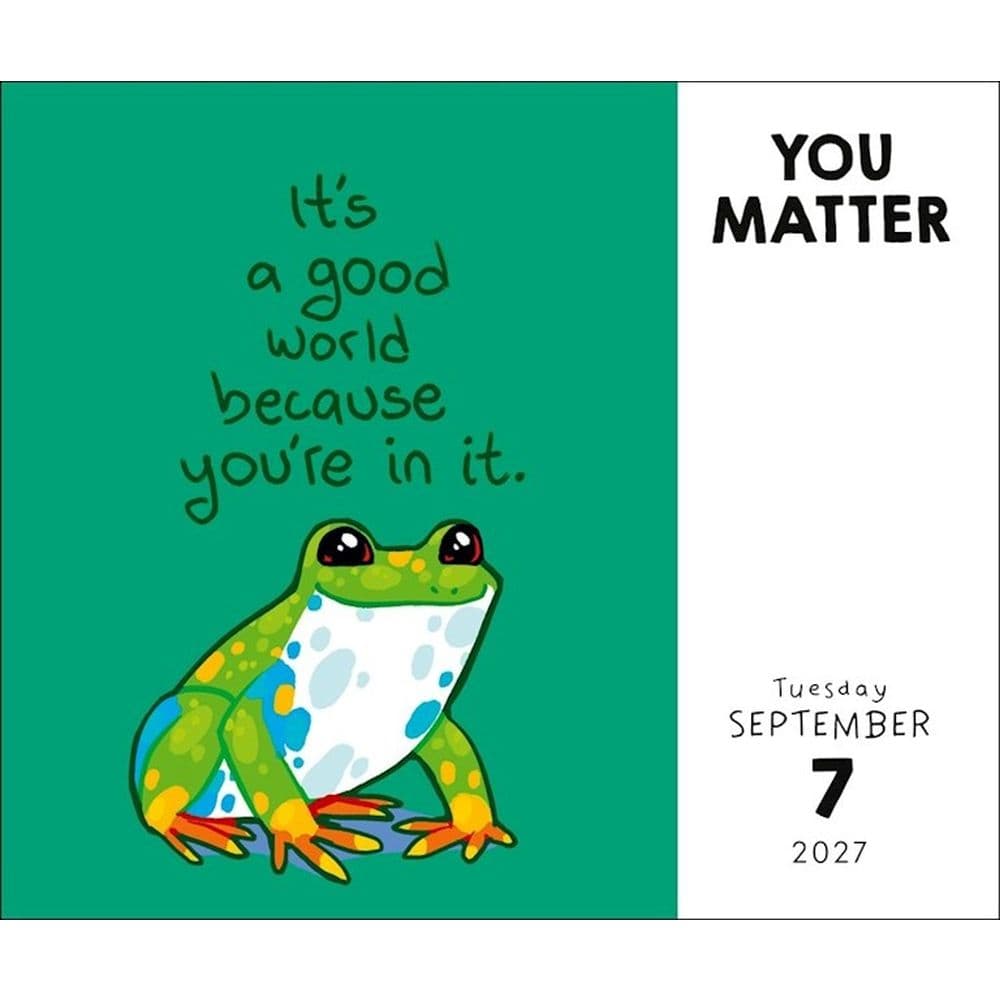 You Matter 2027 Desk Calendar Fifth Alternate Image