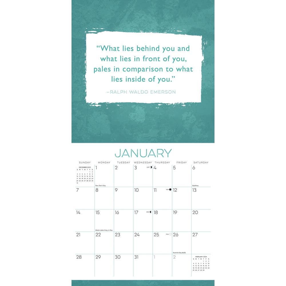 Aspire to Inspire 2024 Wall Calendar