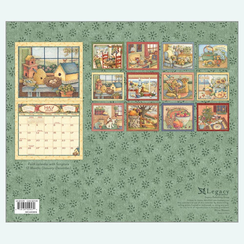 Faithful Moments Blowers 2025 Wall Calendar First Alternate Image width=&quot;1000&quot; height=&quot;1000&quot;