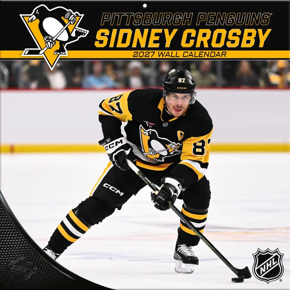 image NHL Pittsburgh Penguins Sidney Crosby 2027 Wall Calendar