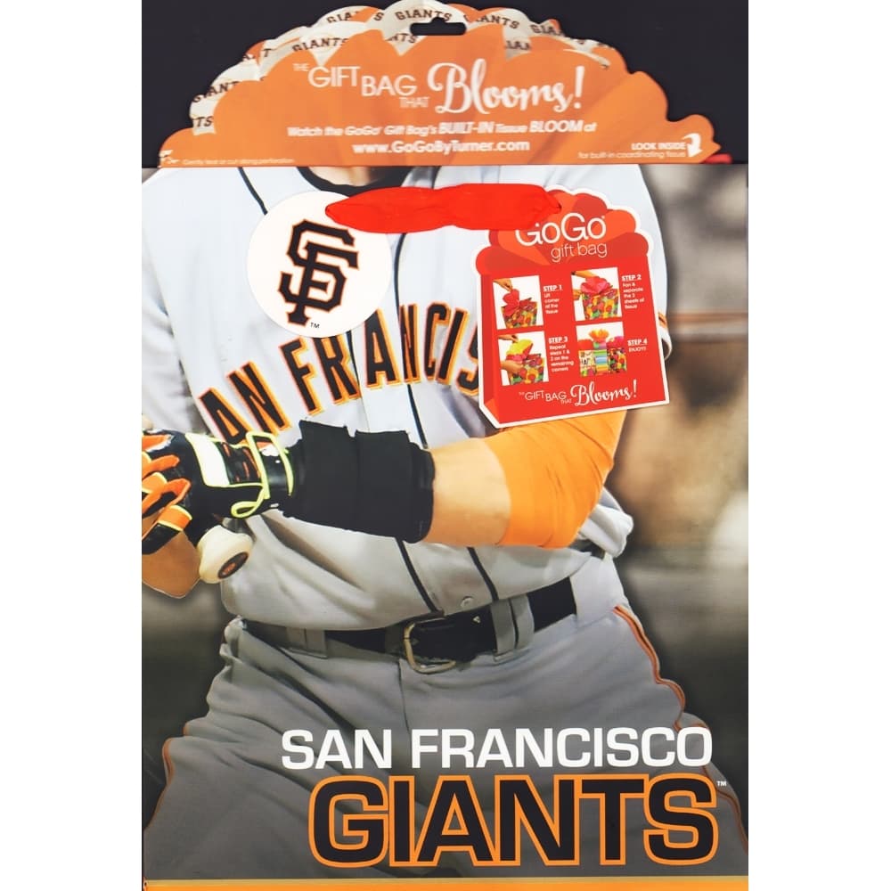 San Francisco Giants Large Gogo Gift Bag by MLB Alternate Image 2