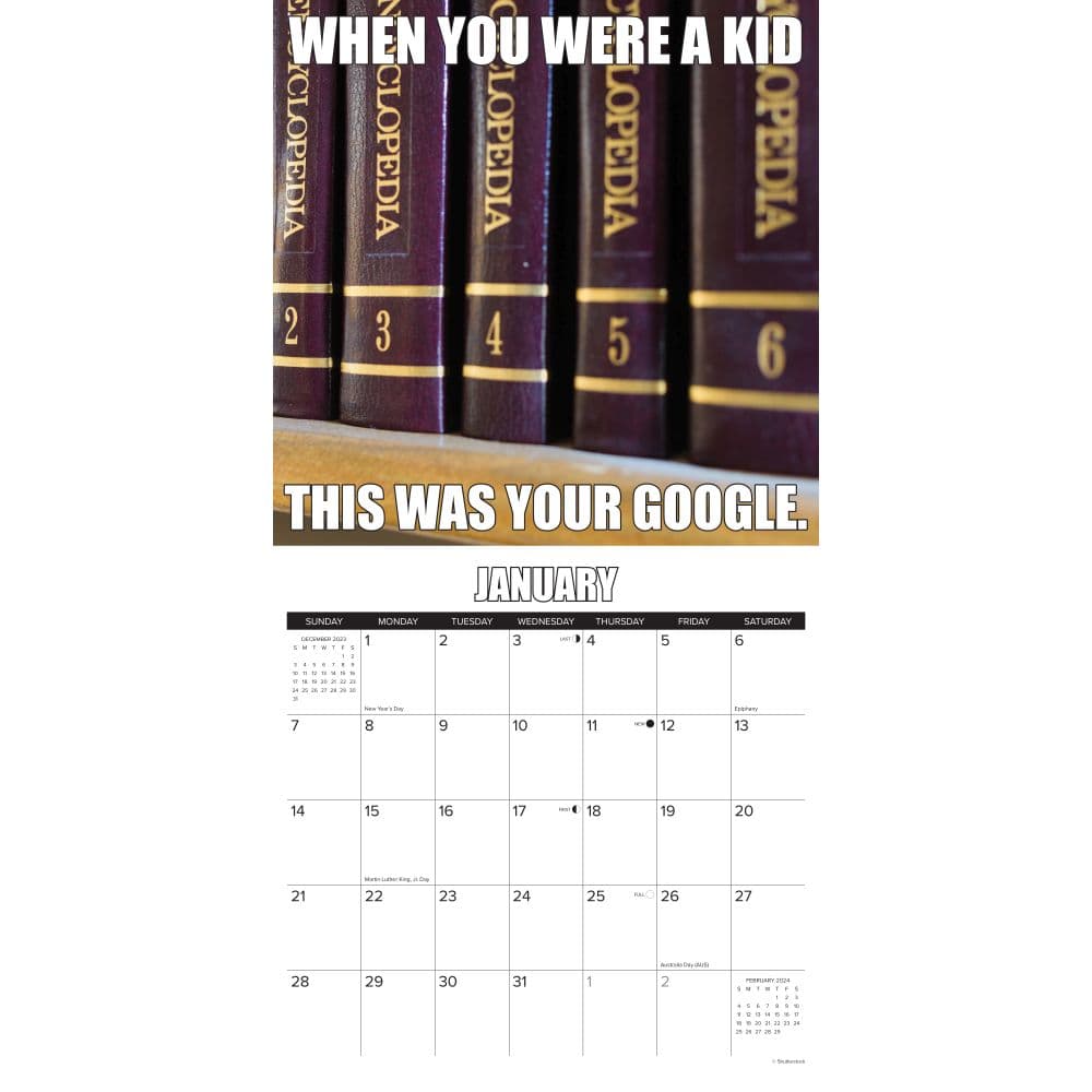 80s Flashback 2024 Wall Calendar