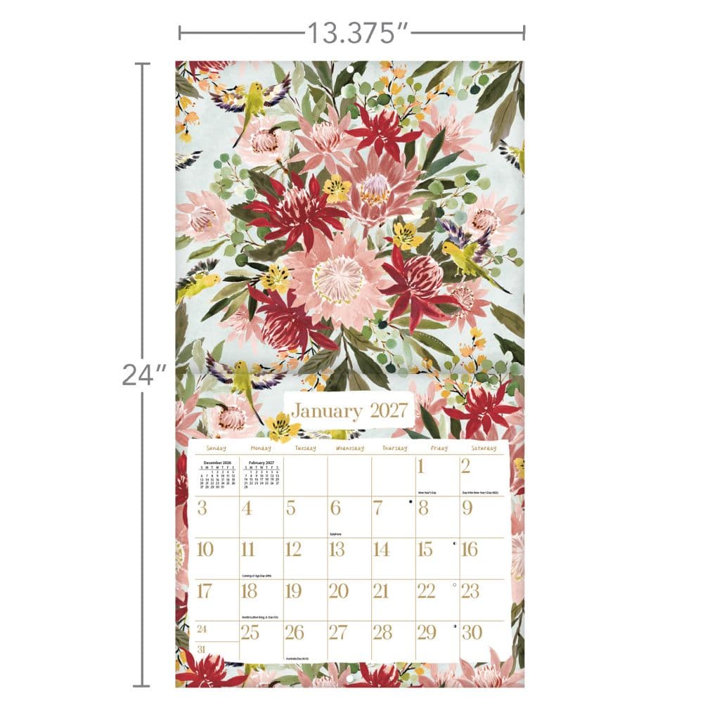 Wild at Heart 2027 Wall Calendar by Barbra Ignatiev Third Alternate Image