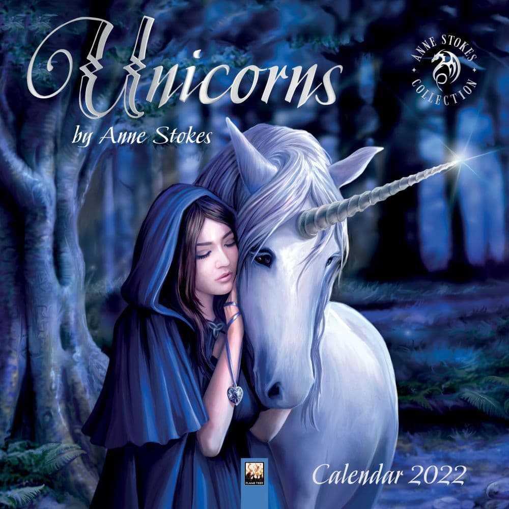 Unicorns by Anne Stokes 2022 Wall Calendar