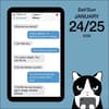 image Texts from Mittens the Cat 2026 Desk Calendar Fourth Alternate Image