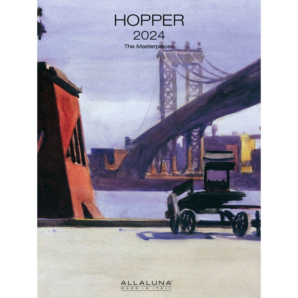 Hopper 2024 Easel Desk Calendar