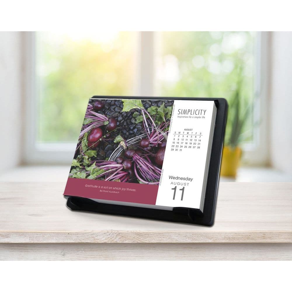 Simplicity Desk Calendar - Calendars.com