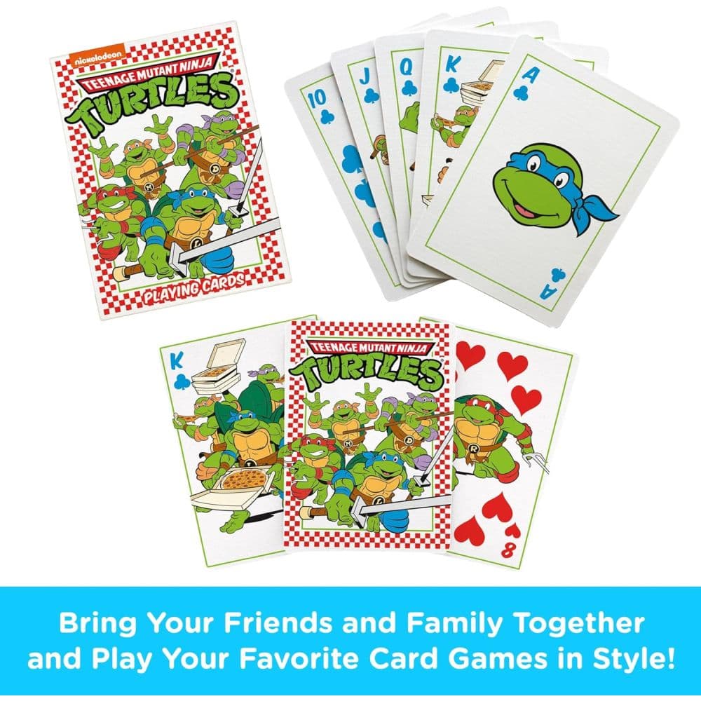 TMNT Pizza Box Playing Cards First Alternate Image