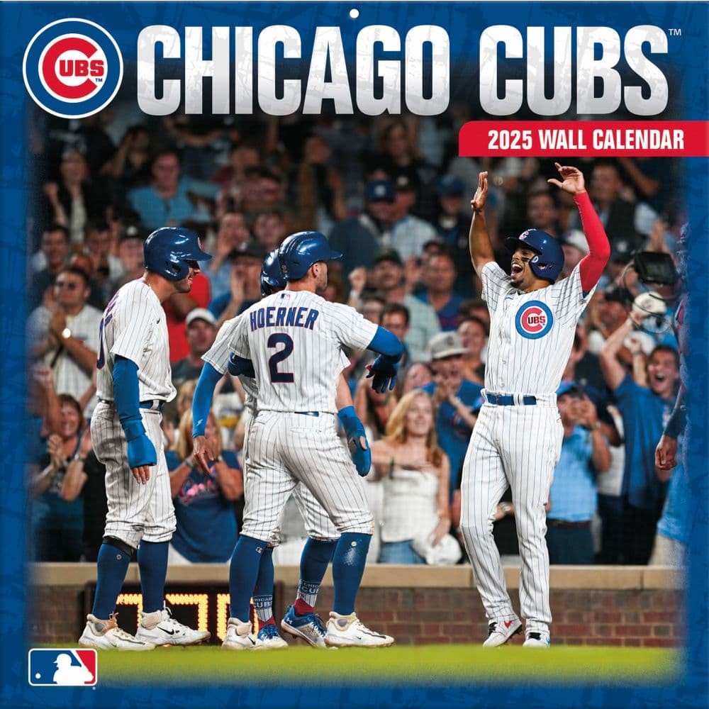 MLB Chicago Cubs 2025 Wall Calendar