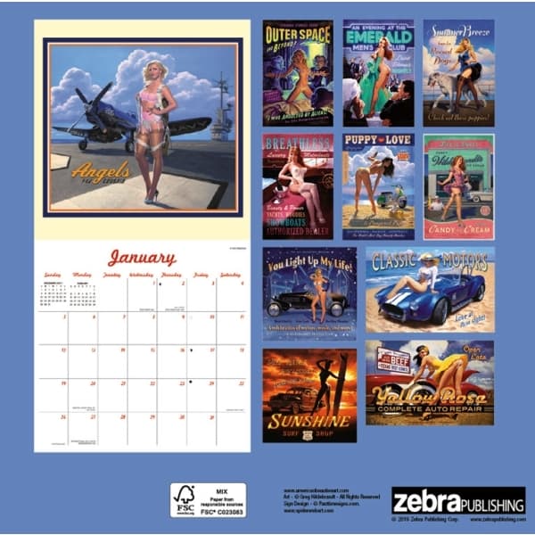 American Beauties Wall Calendar