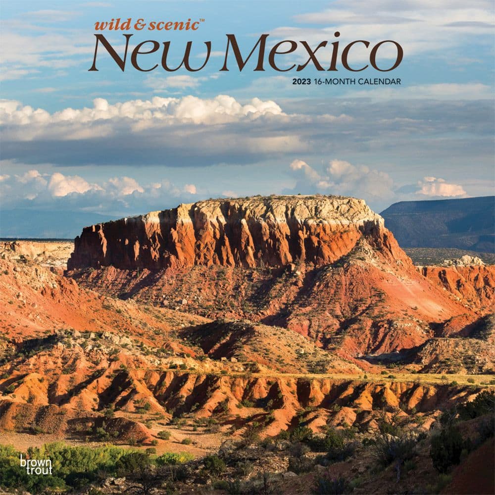 New Mexico Wild and Scenic 2023 Wall Calendar