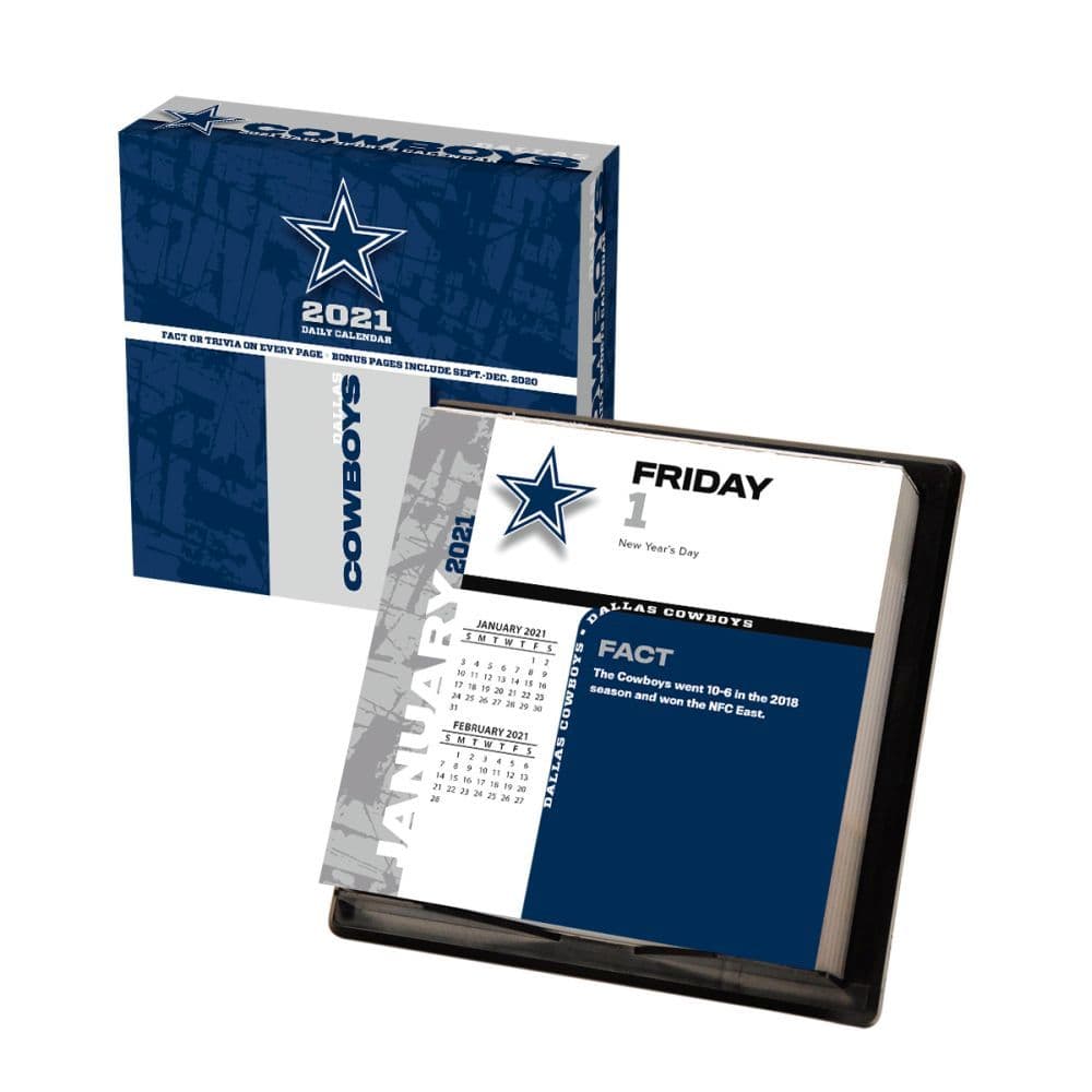 Dallas Cowboys 2021 Desk Calendar Calendars Com