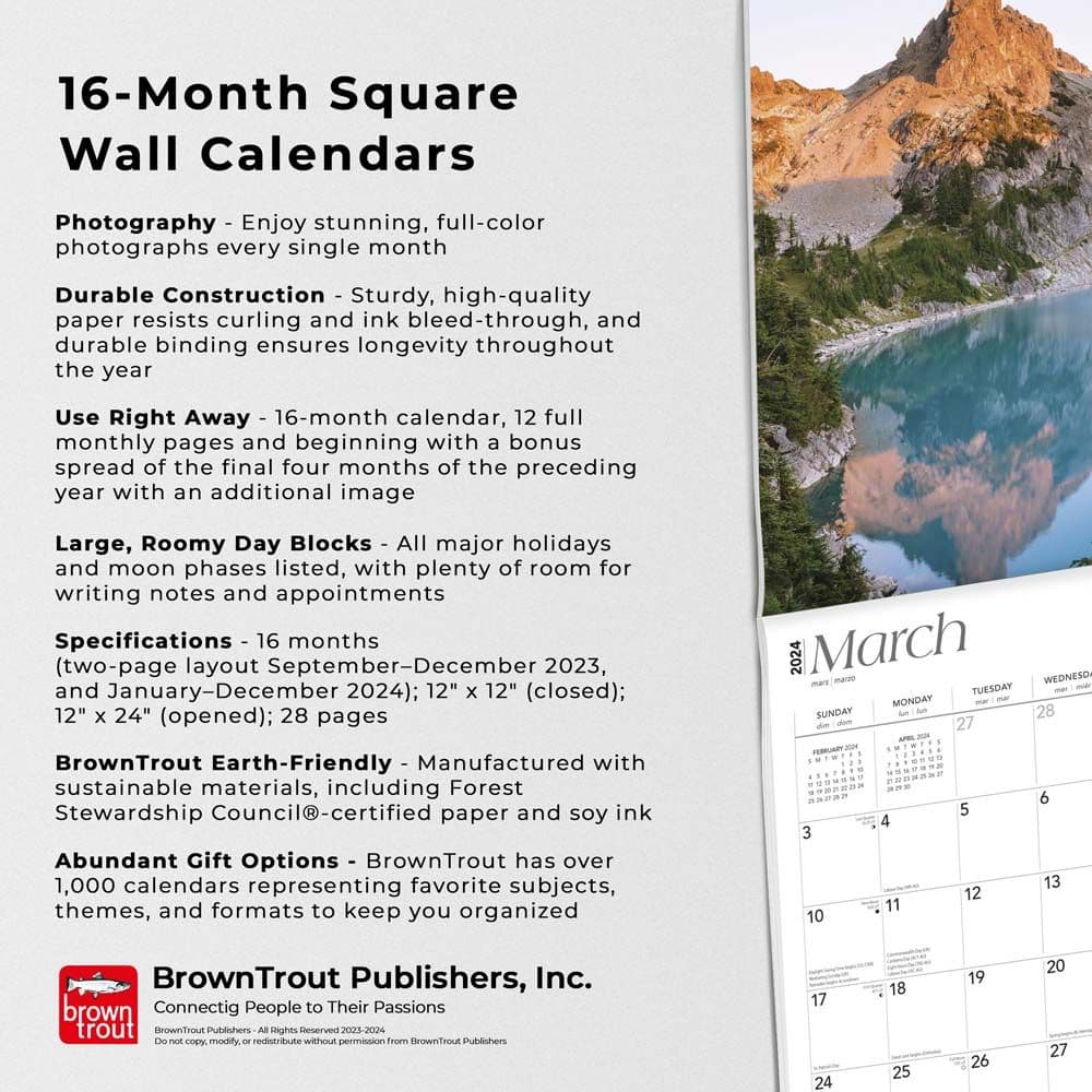 Great Northwest 2024 Wall Calendar Fourth Alternate  Image width=&quot;1000&quot; height=&quot;1000&quot;