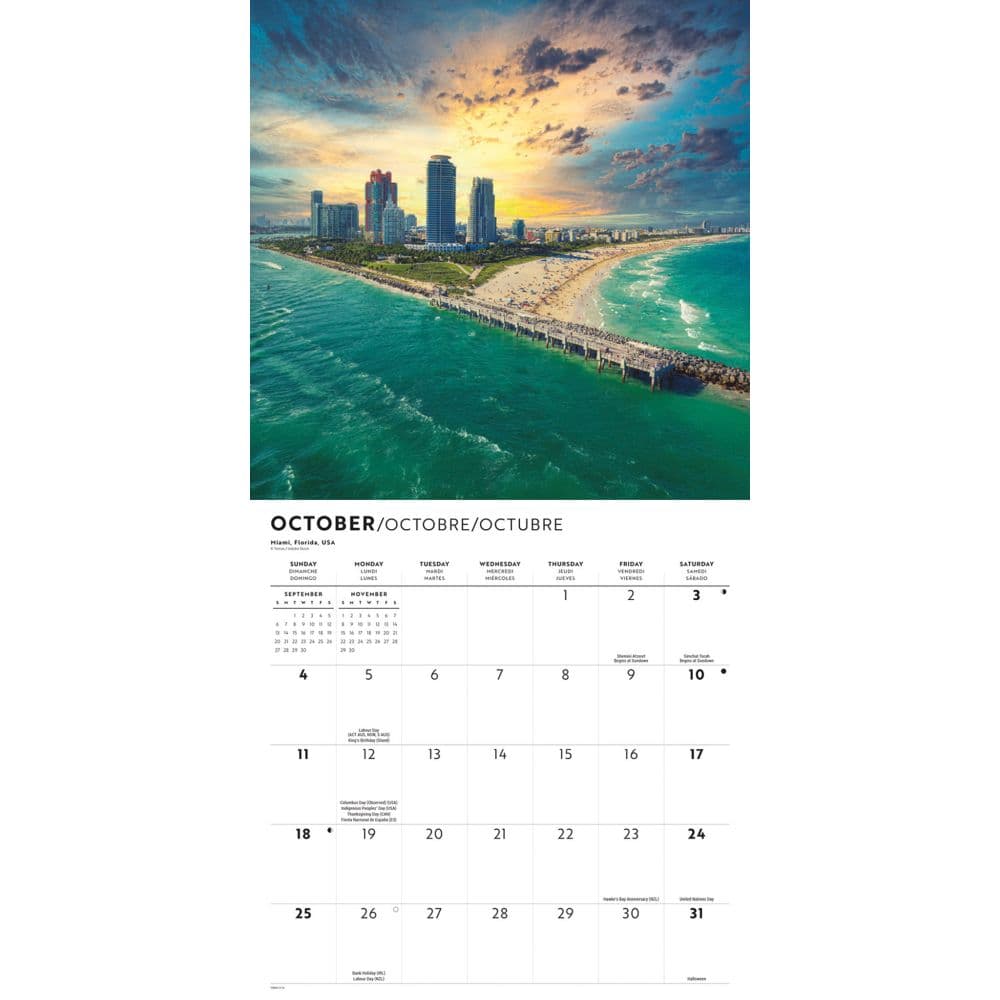 Coastlines 2026 Wall Calendar Fourth Alternate Image