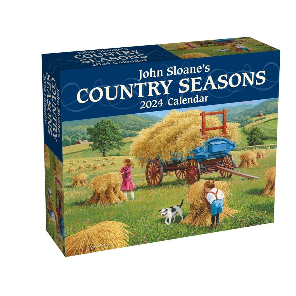 Country Seasons 2024 Desk Calendar main Image
