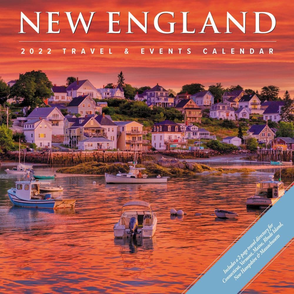 New England Travel And Events 2022 Wall Calendar - Calendars.com