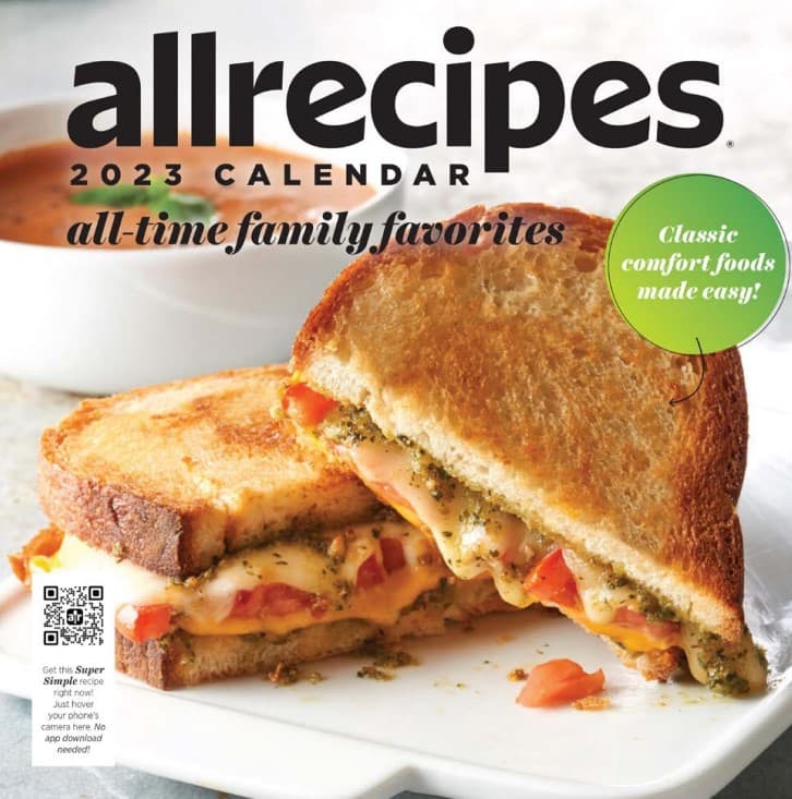 All Recipes 2023 Wall Calendar