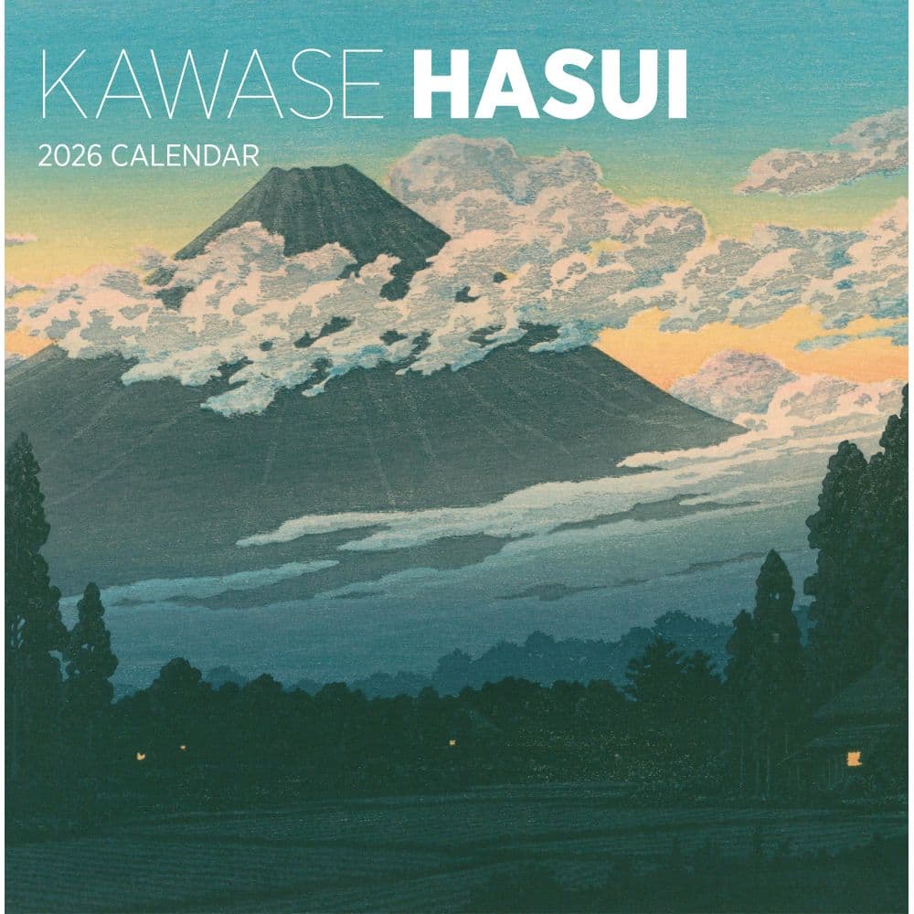 Kawase Hasui 2026 Wall Calendar Main Image