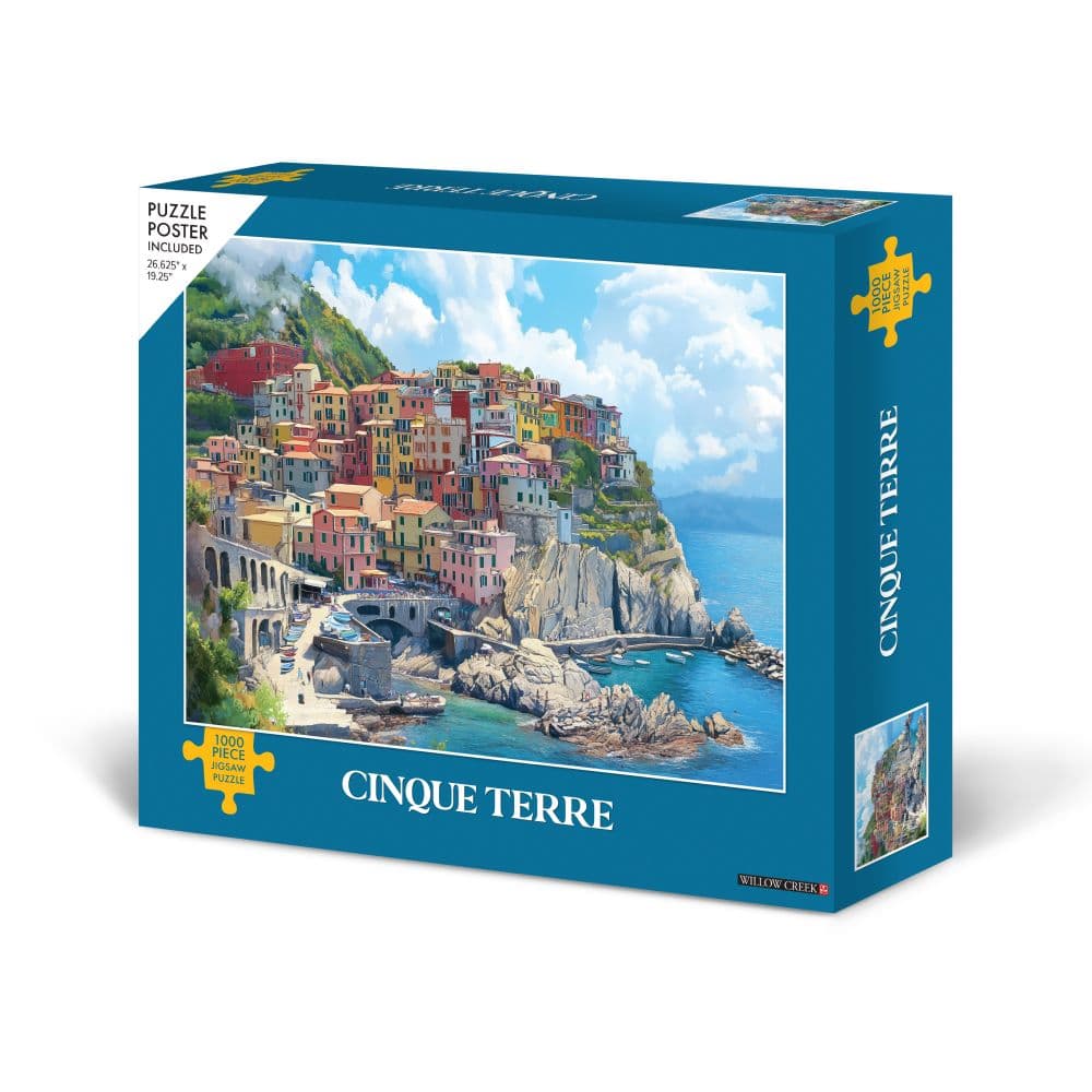 Cinque Terre 1000 Piece Puzzle side view
