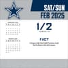 image NFL Dallas Cowboys 2025 Desk Calendar Second Alternate Image