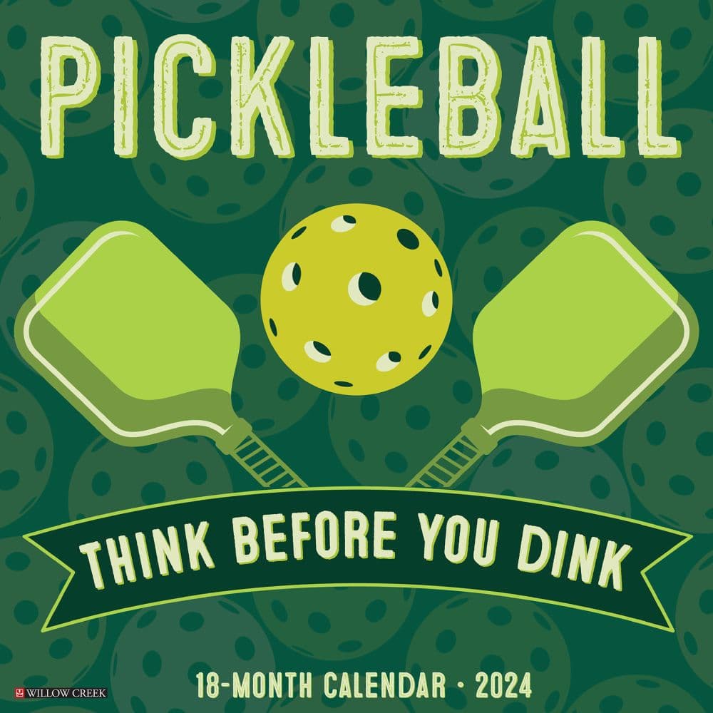 Pickleball 2024 Wall Calendar