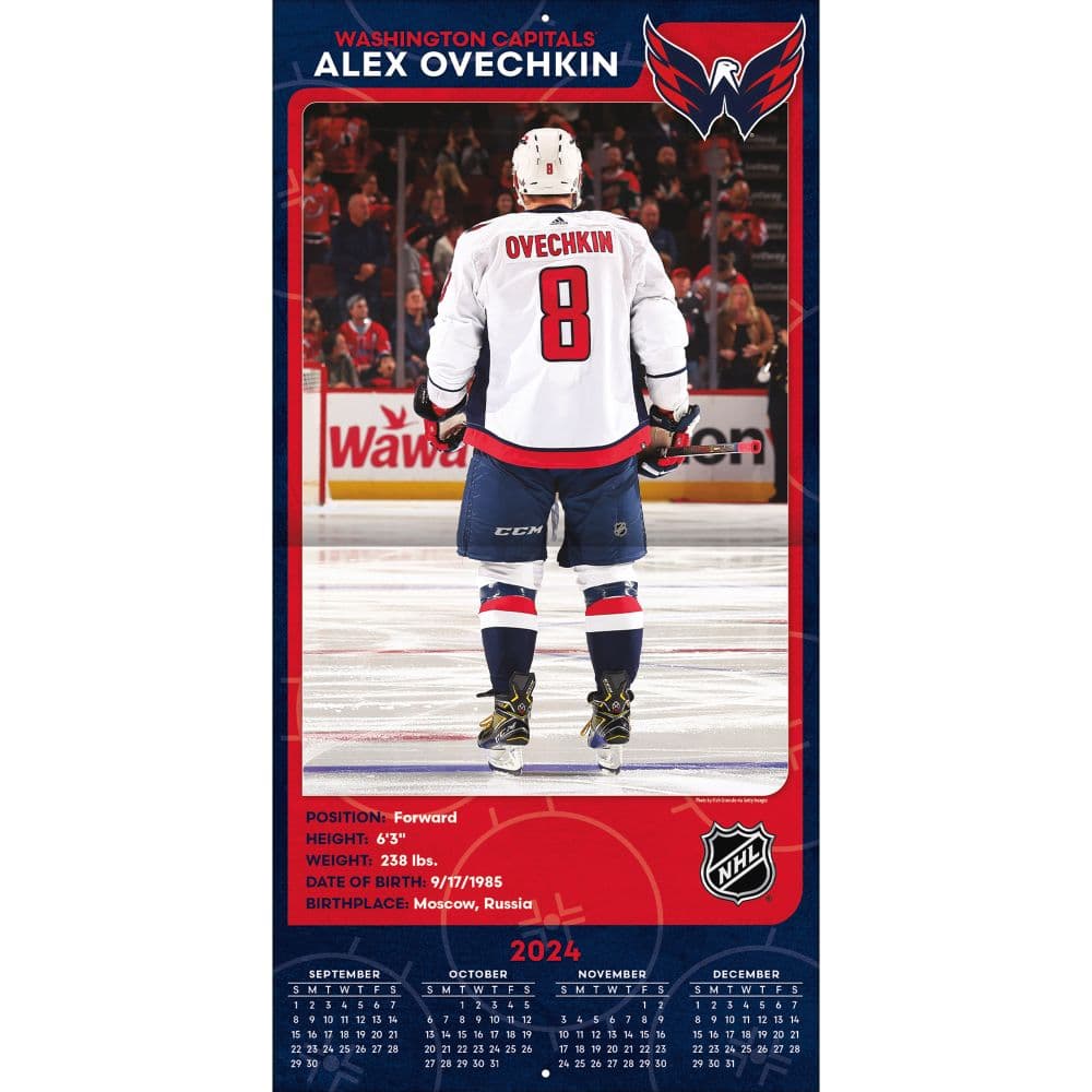 NHL Alex Ovechkin 2025 Wall Calendar First Alternate Image width=&quot;1000&quot; height=&quot;1000&quot;