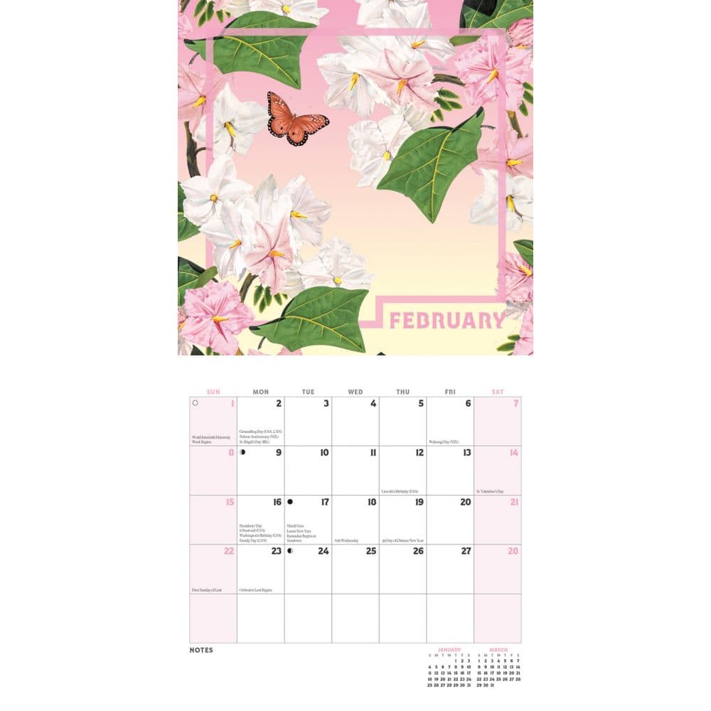 New York Botanical Gardens 2026 Mini Wall Calendar Second Alternate Image
