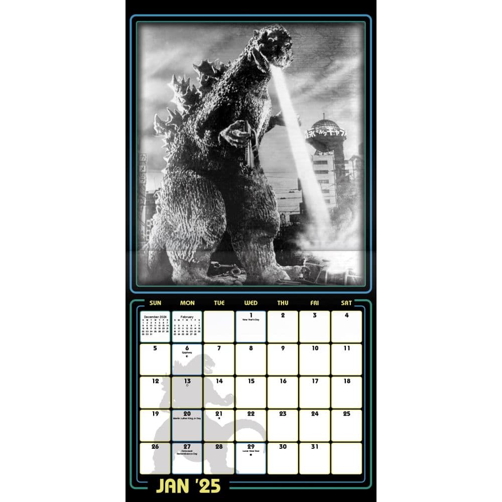 Godzilla Classic 2025 Wall Calendar First Alternate Image width=&quot;1000&quot; height=&quot;1000&quot;