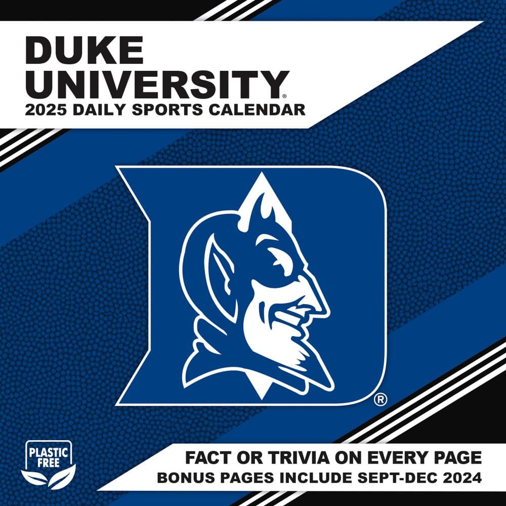 COL Duke Blue Devils 2025 Desk Calendar