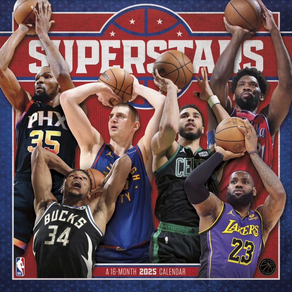 Nba 2025 Wall Calendar