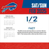 image NFL Buffalo Bills 2025 Desk Calendar Second Alternate Image