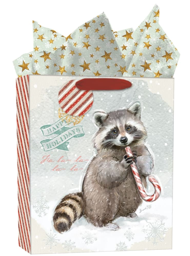 Woodland Christmas Large Gift Bag by Chad Barrett