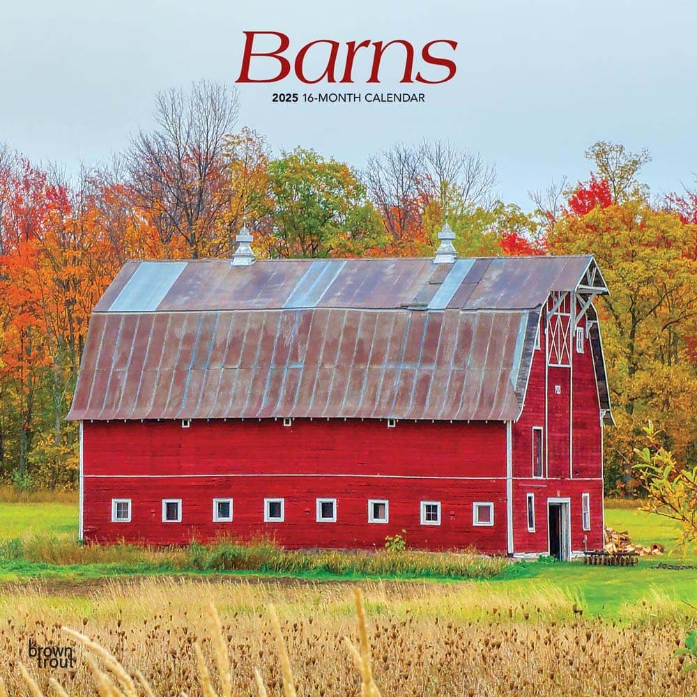 Barns 2025 Wall Calendar