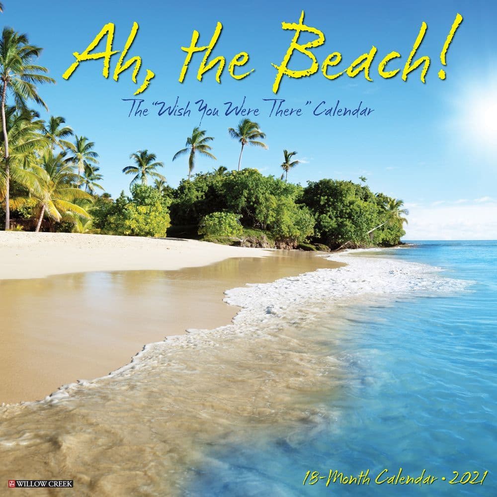 Beach Wall Calendar 2025